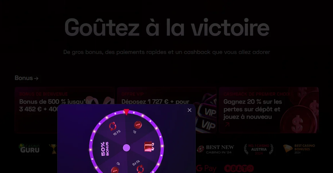 Ybets — 500 % de bonus + 400 Spins Gratuits